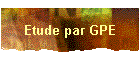 Etude par GPE