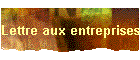Lettre aux entreprises