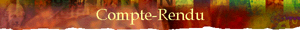 Compte-Rendu